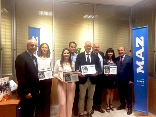 Acto de entrega de los Diplomas a las 4 empresas granadinas premiadas