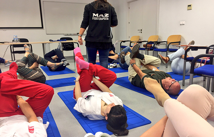 Taller realizado por MAZ en las instalaciones del Banco de Sangre y Tejidos de Aragón