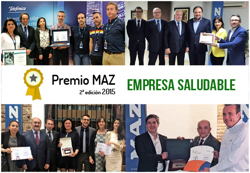 Mutua MAZ entrega los II Premios Empresa Saludable