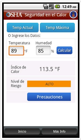Herramienta de Seguridad en El Calor