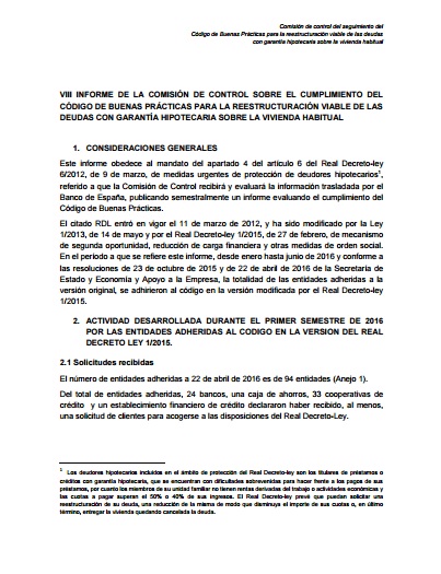 C�DIGO DE BUENAS PR�CTICAS PARA LA REESTRUCTURACI�N VIABLE DE LAS