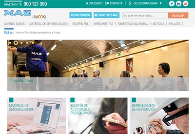 Nuevo Portal Web MAZ Actividades Preventivas