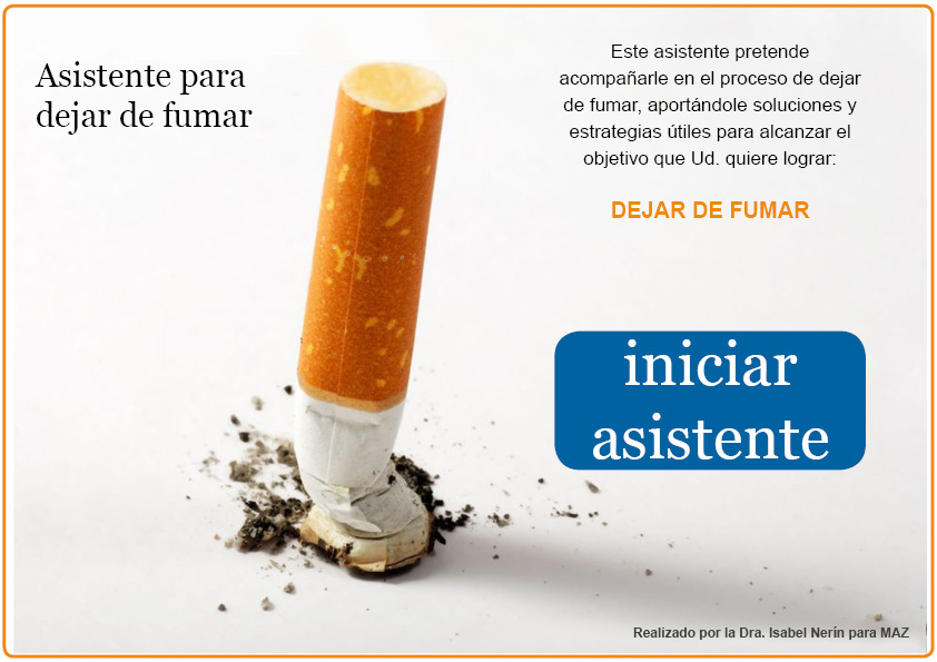 Iniciar el asistente para dejar de fumar